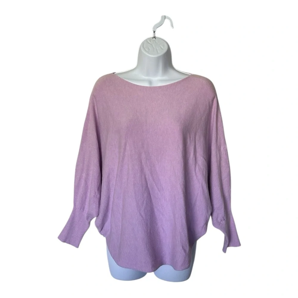 Kerisma Ryu Lilac Dolman Sweater Boat Neck Anthropologie Excellent Size M/L - Picture 2 of 8